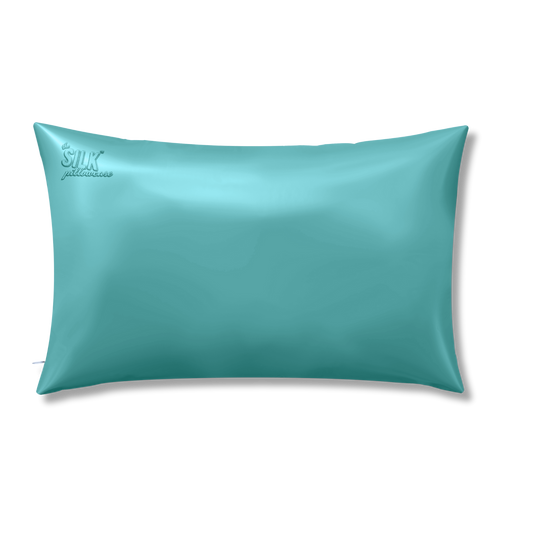 Revitalizing Skin™ Silk Pillowcase in Aqua