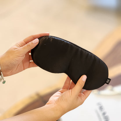 Jet Black 3D Sleep Mask